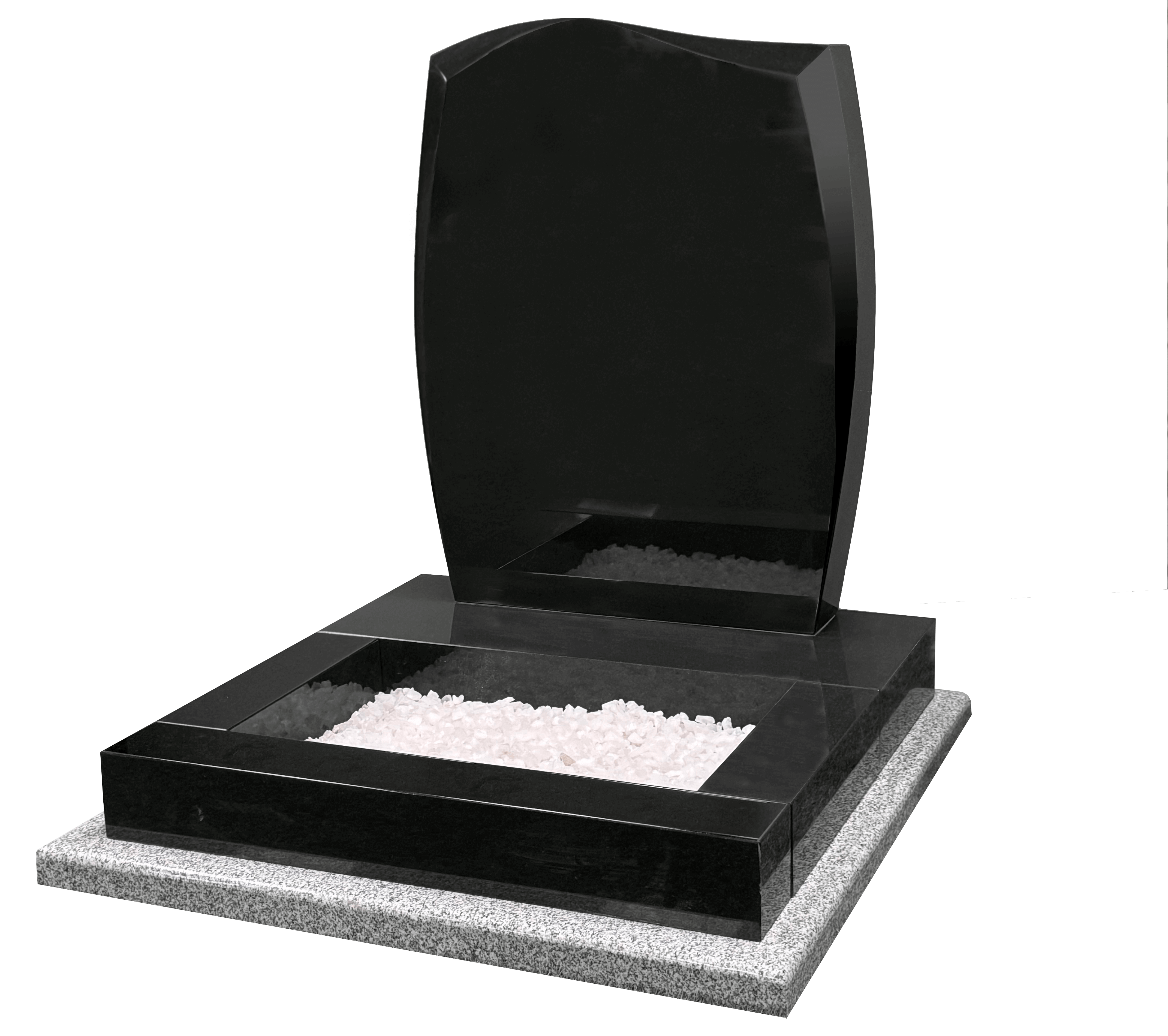 Kerbset Memorial Headstone